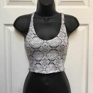 silence + noise Patterned Crop Top